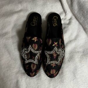 Circus by Sam Edelman Women's Black Embellished mules